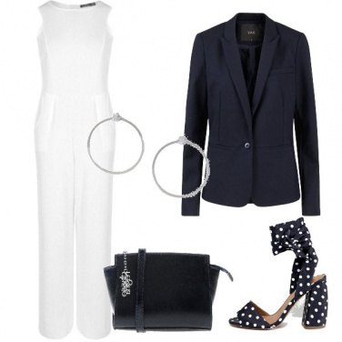 Outfit Il sandalo a pois