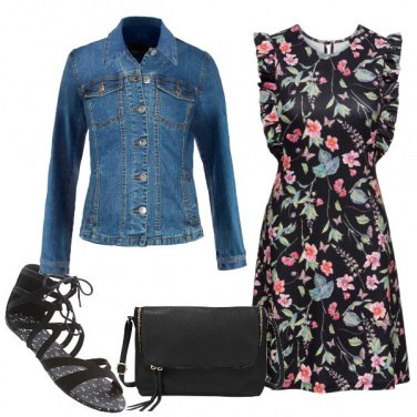 Outfit Abitino a fiori