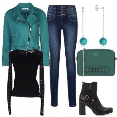 Outfit Un tocco di verde