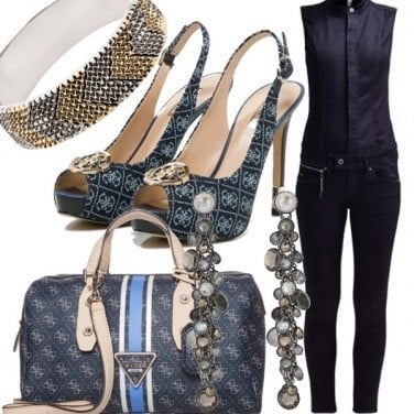 Outfit Total Jeans Look