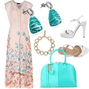 Outfit Profondo turchese