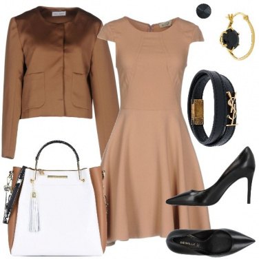 Outfit Tra nero e marrone