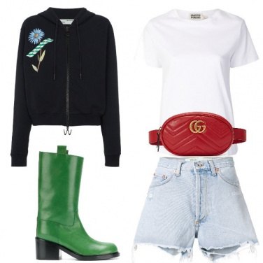 Outfit Gli stivali verdi