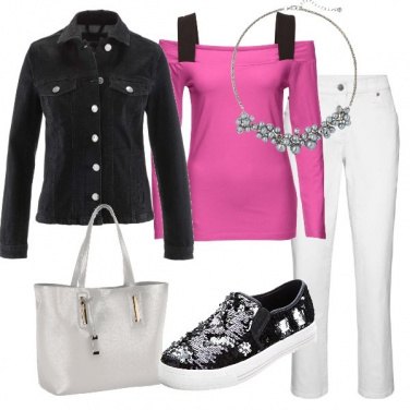 Outfit Spicca il fucsia