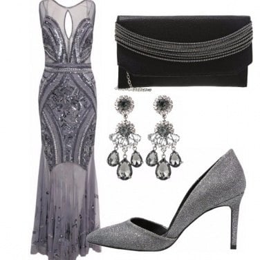Outfit Grigio scintillante