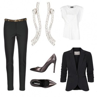 Outfit Orecchini luccicosi