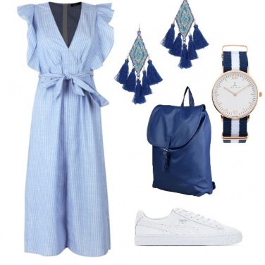 Outfit Sfumature di azzurro