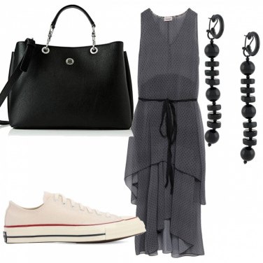 outfit converse bianche