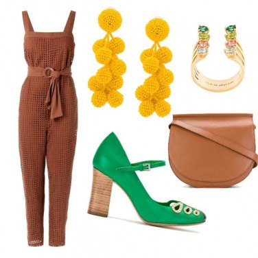 Outfit La tuta marrone