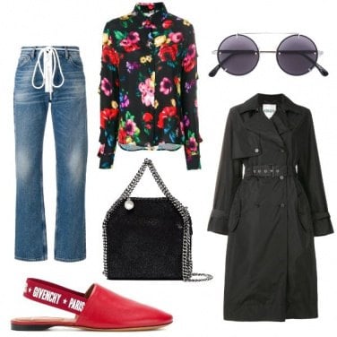 Outfit Il trench nero