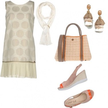 Outfit Pois ed un po\' d\'arancio
