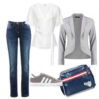Outfit Elegante e comoda per l\'università