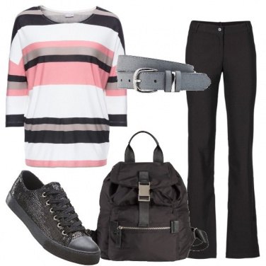 Outfit Sneakers e zainetto