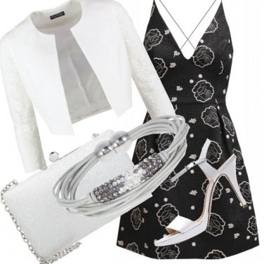 Outfit Bianco e nero elegance