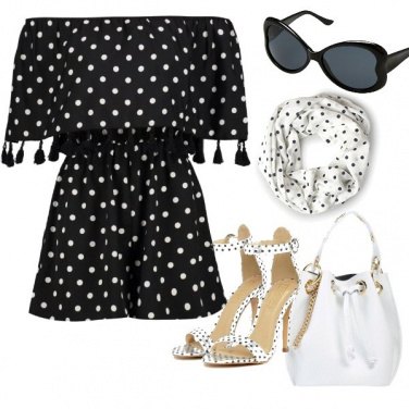 Outfit Tutte pazze per il pois