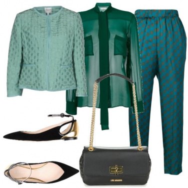 Outfit Una cascata di pois