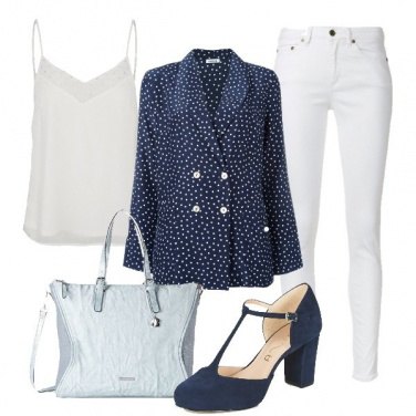 Outfit Il blazer a pois
