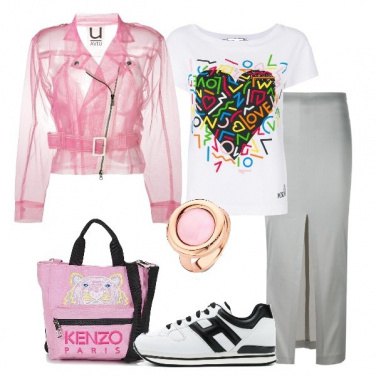 Outfit Biker trasparente