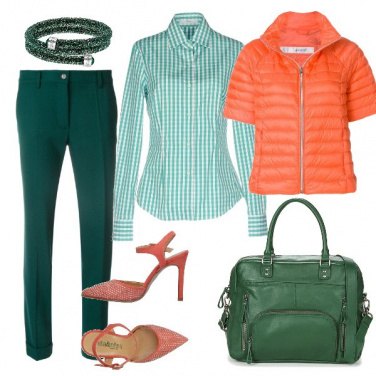 Outfit Tonalità smeraldo