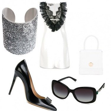 Outfit Bianco e nero