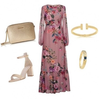 Outfit Oro floreale