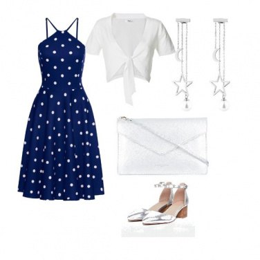 Outfit Blu scintillante