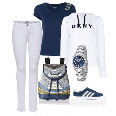 Outfit Profondo blu