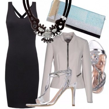 Outfit Nero e brillantini