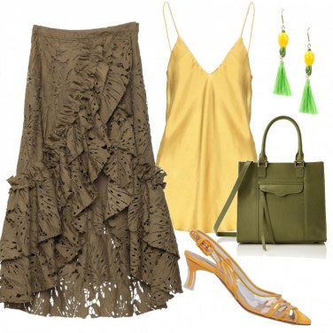 Outfit Zapatos de tacón Amarillo Mujer: 4 Outfit Mujer | Bantoa