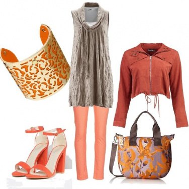 Outfit Sfumature di arancio