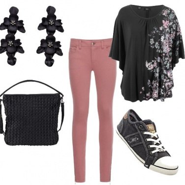 Outfit Toni rosa antico