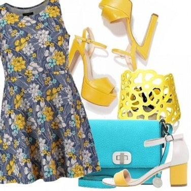 Outfit Estate, fiori e curvy woman!
