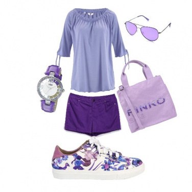 Outfit Sfumature di viola