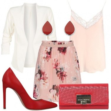 Outfit Quel tocco di rosso
