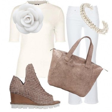Outfit Botines Gris Un solo color Mujer: 1 Outfit Mujer | Bantoa