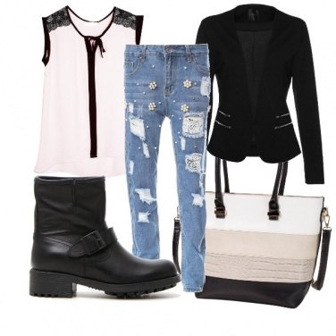 Outfit Rock con stile
