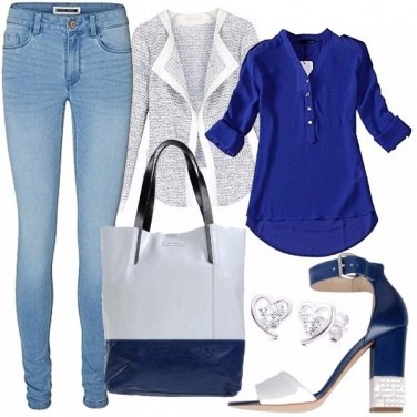 Outfit Denim e blu intramontabile