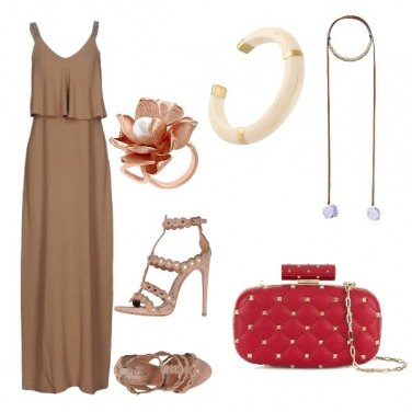 Outfit Rosso di sera