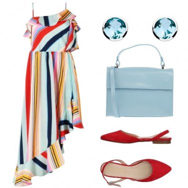 Outfit Righe colorate