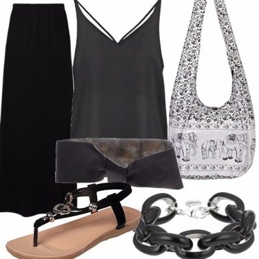 Outfit Etnica in nero