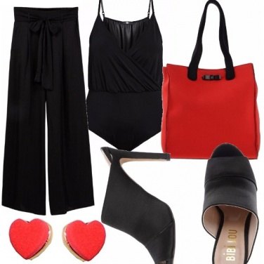 Outfit Il rosso e il nero