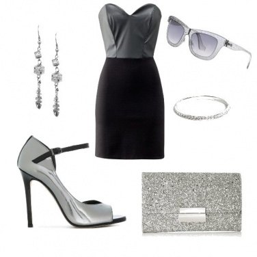 Outfit Chic argento