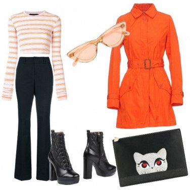 Outfit Trench e stivaletti