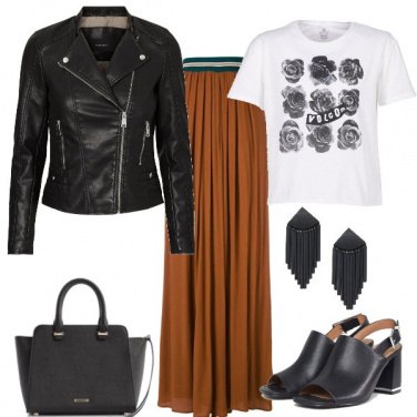 Outfit T-shirt e gonna