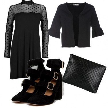 Outfit Pois nero