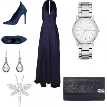 Outfit Matrimonio in blue