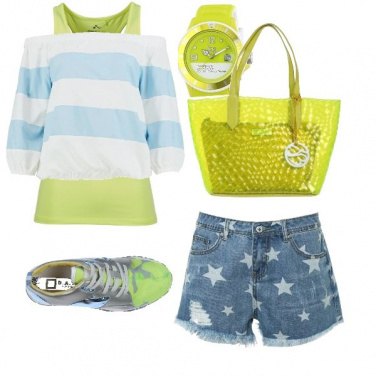 Outfit Stelle e strisce