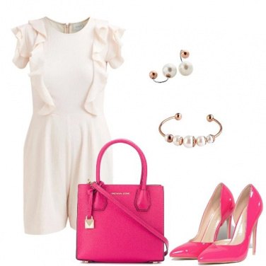 Outfit Jumpsuit rosa