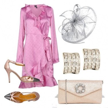 Outfit Cerimonia a pois