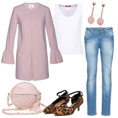 Outfit Rosa con grinta